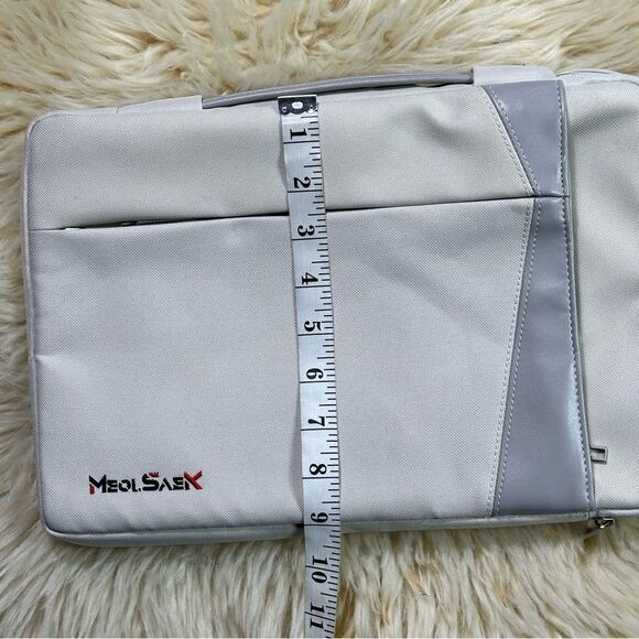 White Tablet Sleeve with Handle and Storage by - Picture 7 of 12